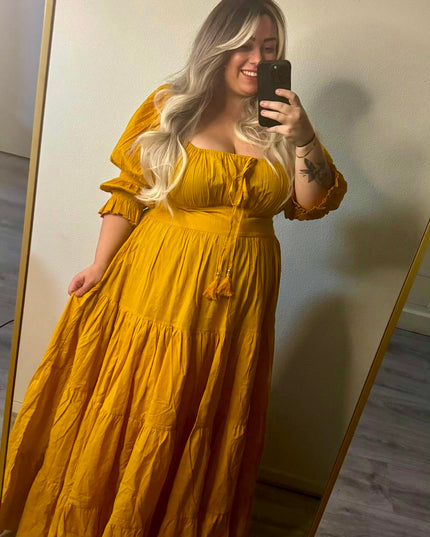 Vaiana Zomerjurk Zonnebloemgeel