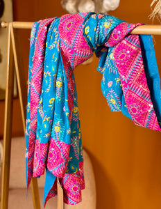 Vintage India sjaal (one of a kind) 78