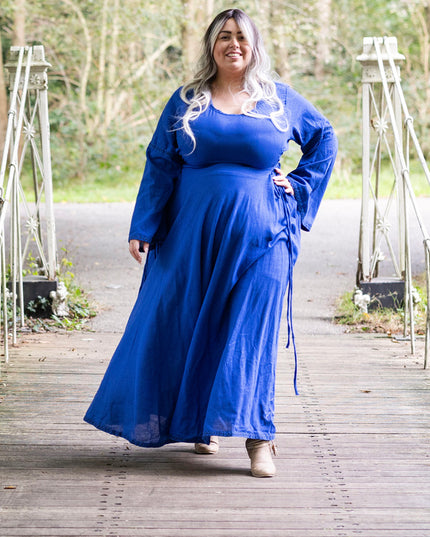 Berkana Jurk Korenblauw