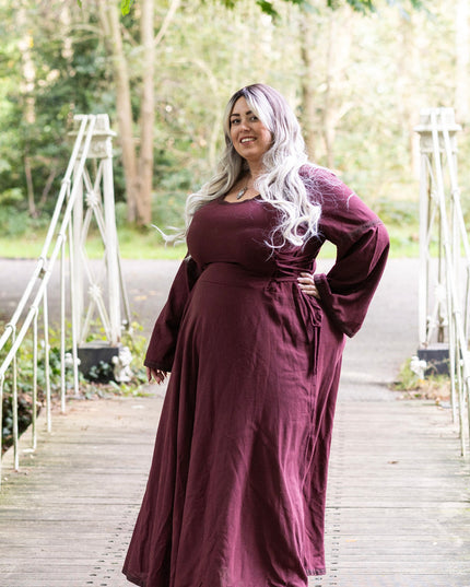 Berkana Jurk Marroon Rood