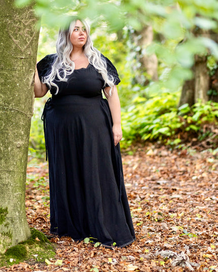 Zomer Berkana Jurk Zwart