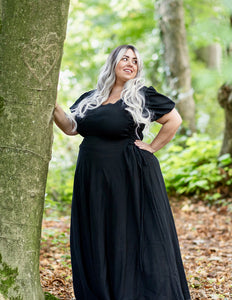 Zomer Berkana Jurk Zwart