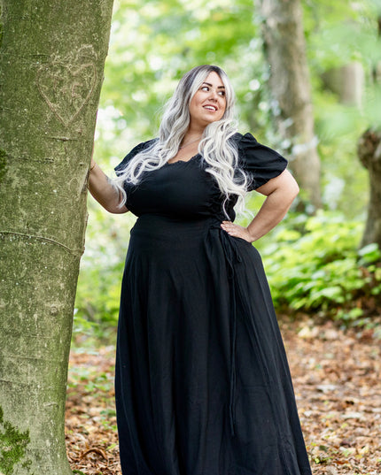 Zomer Berkana Jurk Zwart