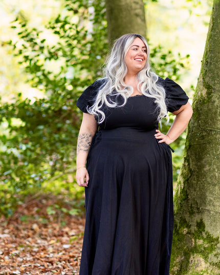 Zomer Berkana Jurk Zwart