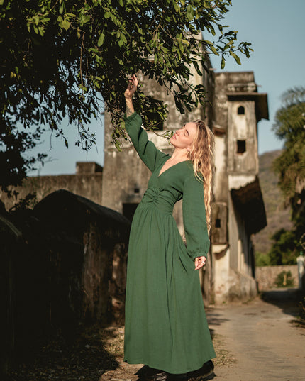 Rani Lange jurk Groen