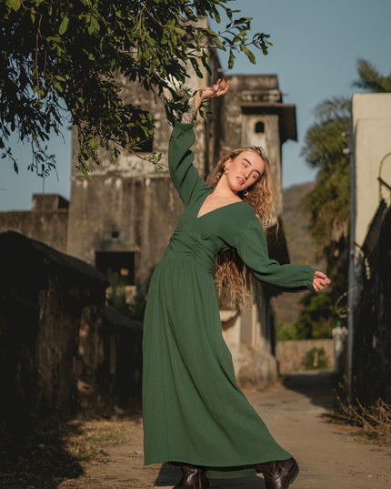 Rani Lange jurk Groen