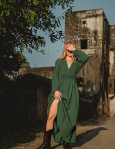 Rani Lange jurk Groen