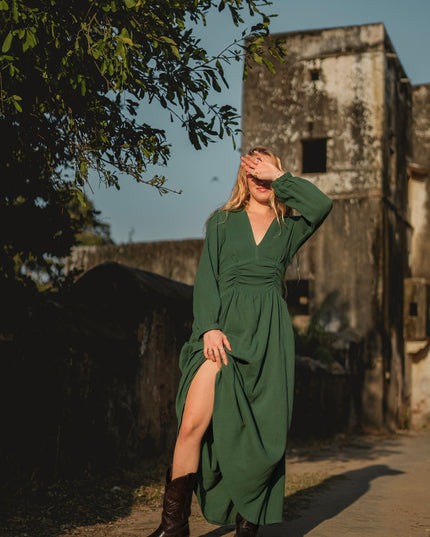 Rani Lange jurk Groen