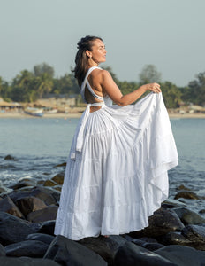 Ancient Whispers Sommerkleid Dunkelgrün