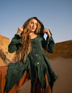 Forest Pixie Jacket / Vest Green