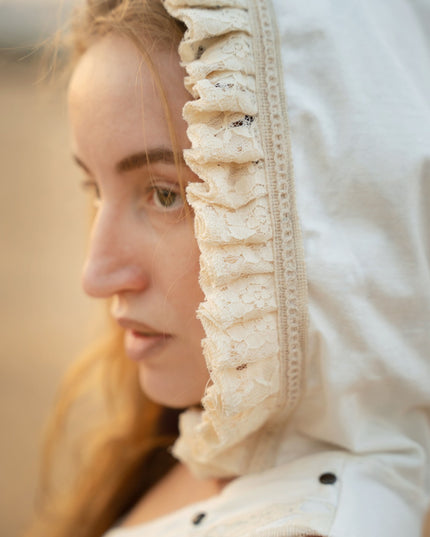 Boho Festival jurk Gebroken wit