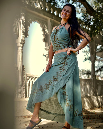 Mystic Mesa Summer Top Petrol