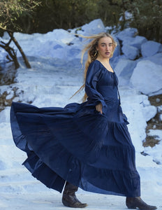 Vaiana Lange Jurk Marine