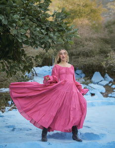 Vaiana Lange Jurk Roze