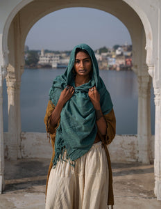 Cotton Scarf Emerald Green