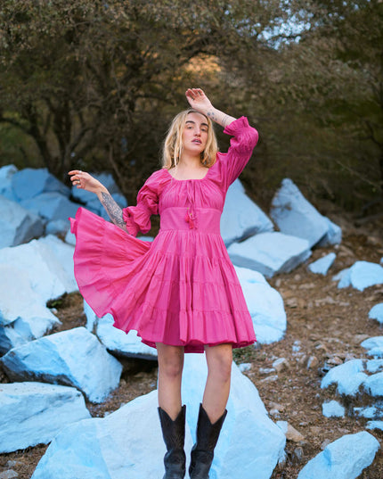 Korte Vaiana Jurk Roze