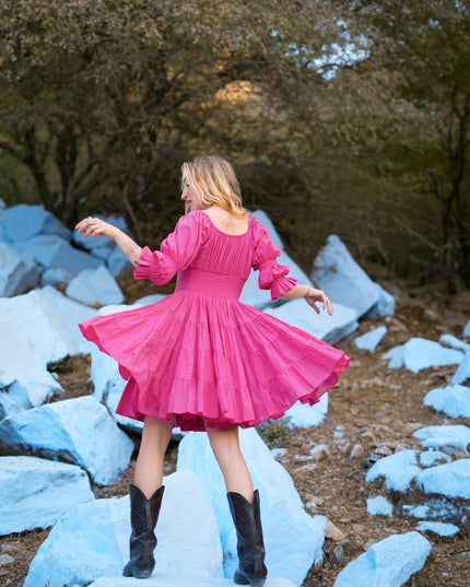 Korte Vaiana Jurk Roze