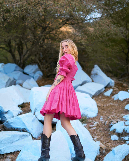 Korte Vaiana Jurk Roze