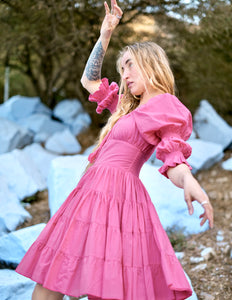 Korte Vaiana Jurk Roze