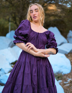 Kurzes Vaiana-Kleid Lila