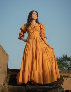 Vaiana Zomerjurk Zonnebloemgeel