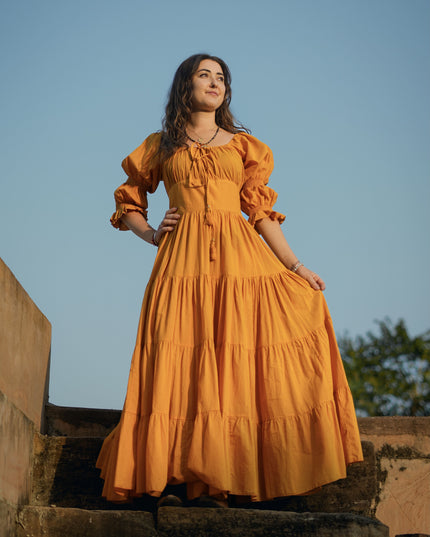 Vaiana Zomerjurk Zonnebloemgeel