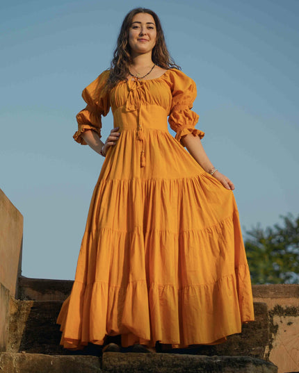 Vaiana Zomerjurk Zonnebloemgeel