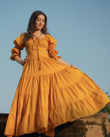 Vaiana Zomerjurk Zonnebloemgeel