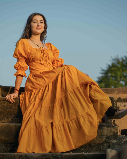 Vaiana Zomerjurk Zonnebloemgeel