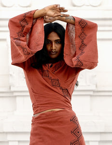 Mystic Mesa Wraptop Terracotta