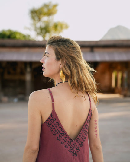 Sunlit Trails Jumpsuit Terracotta
