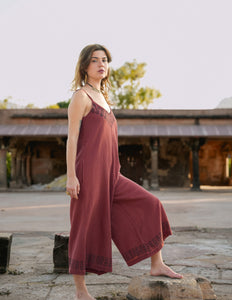 Sunlit Trails Jumpsuit Terracotta