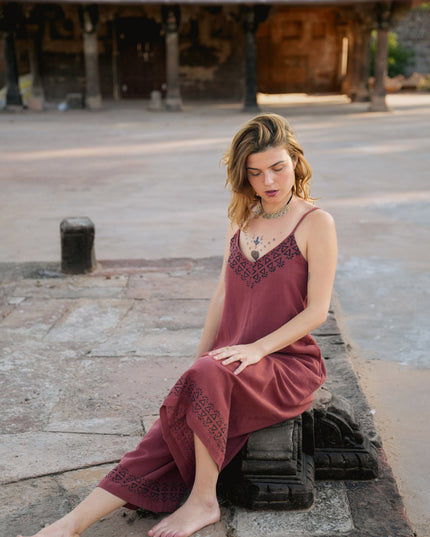 Sunlit Trails Jumpsuit Terracotta