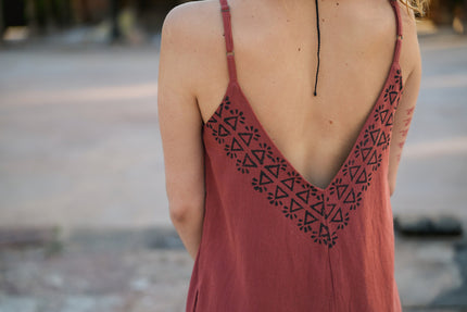 Sunlit Trails Jumpsuit Terracotta