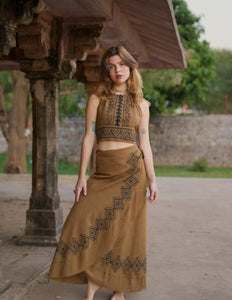 Mystic Mesa Wickelrock Braun