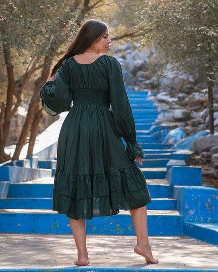 Midi Vaiana Dress Groen