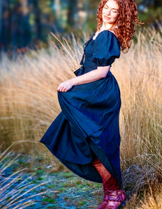 Grace Dress Print Black