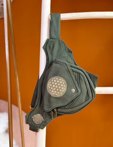 Mandala Belt Groen(extra lange riem)