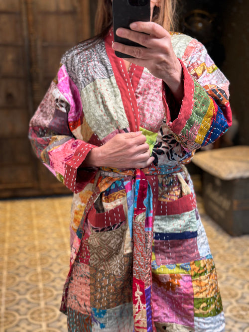 Patchwork Kantha Kimono 55