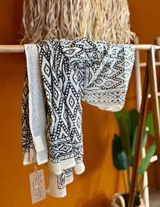 Pushpa Scarf Blockprint