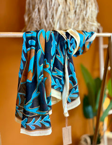 Pushpa Scarf Blockprint