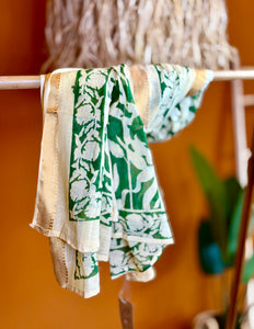 Pushpa Scarf Blockprint