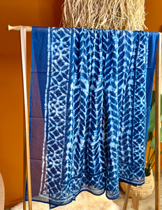 Pushpa Scarf Blockprint