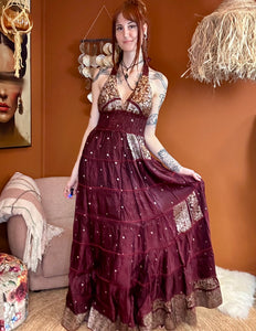 Zamira Vintage Silk Dress