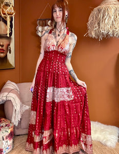 Zamira Vintage Silk Dress