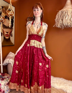 Zamira Vintage Silk Dress