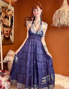 Zamira Vintage Silk Dress