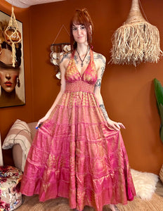 Zamira Vintage Silk Dress