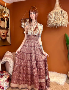 Zamira Vintage Silk Dress