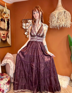 Zamira Vintage Silk Dress